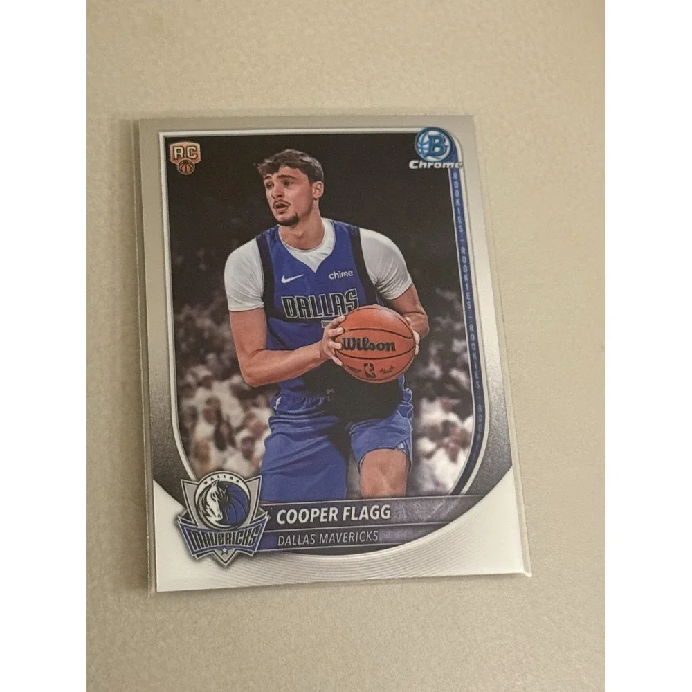 2025-26 Bowman Chrome Cooper Flagg Rookie RC #BCV-1 Dallas Mavericks